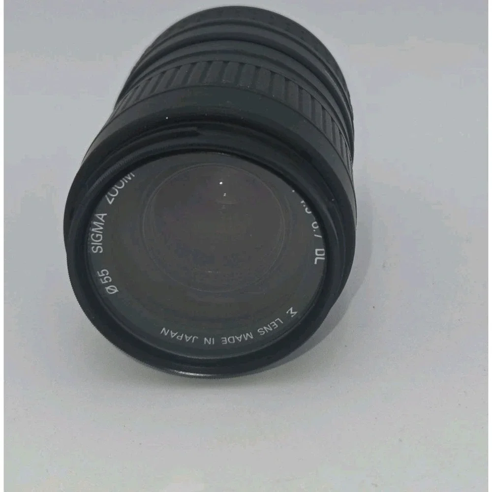 Nikon N65 35mm SLR Camera Kit 2‎ Sigma Zoom Lenses Filters Bag Box Manuals AS IS